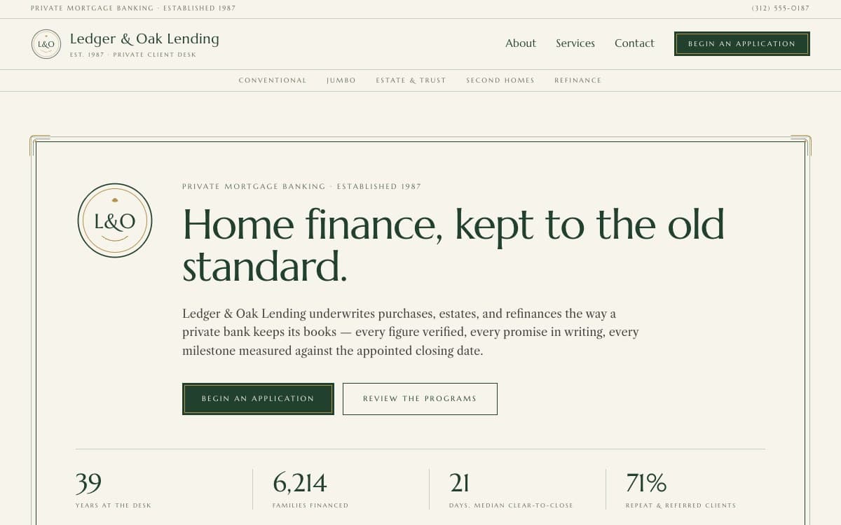 Preview of Ledger — Estate & Trust